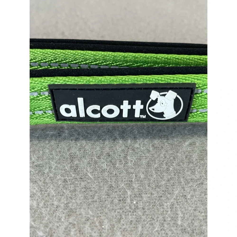 Alcott Adventures Green Padded Reflective Dog Collar Size Large New